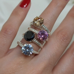 Anillo medio cintillo - Modelo N� 06