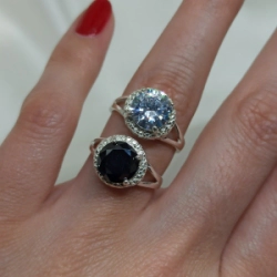 Anillo medio cintillo - Modelo N� 07