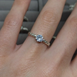 Anillo medio cintillo - Modelo N� 10