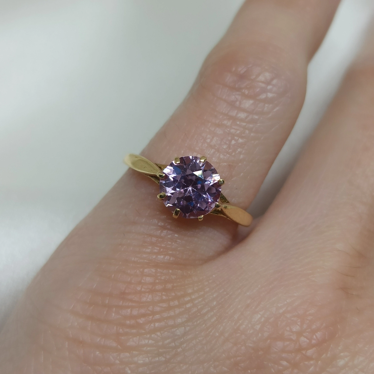 Anillo solitario - Modelo N� 27