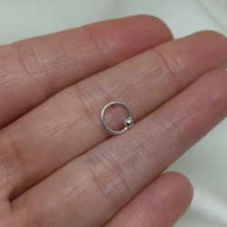 Piercing - Argollita y bolita