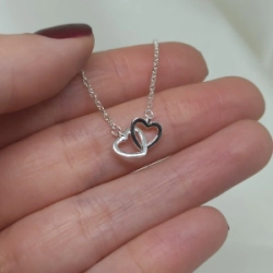 Conjunto Cadena + Dije - Coraz�n x2