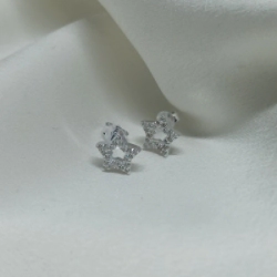 Aros pasantes estrellas -  Modelo N� 56