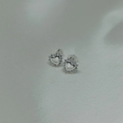 Aros pasantes coraz�n -  Modelo N� 88