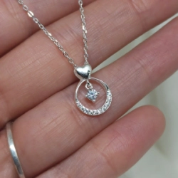 Conjunto Cadena + Dije - Coraz�n