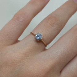 Anillo solitario - Modelo N� 10