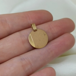 Dije medalla para grabar - Modelo N� 18