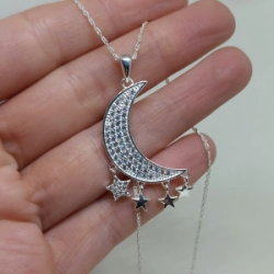Dije luna y estrellas  - Modelo N� 100