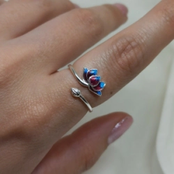 Anillo flor de loto - Modelo N� 71