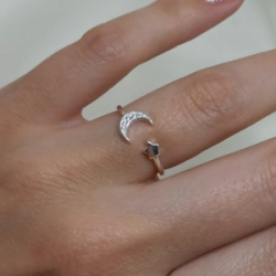 Anillo luna y estrella - Modelo N� 63