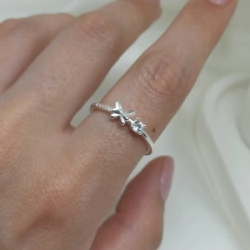 Anillo mariposa- Modelo N� 18