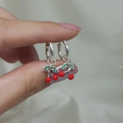 Aros cierre huggies + dije - Modelo N&deg; 12