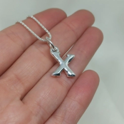 Dije Inicial "X" Chica- Inflada