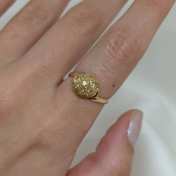 Anillo Frutilla - Modelo N� 11 - 3,6 gs