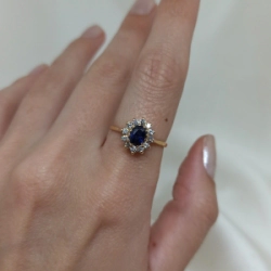 Anillo brillo - Modelo N� 56 - 3,1 gs