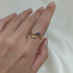 Anillo brillo - Modelo N� 57- 1,7 gs