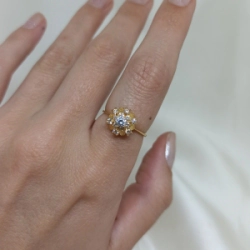 Anillo brillo - Modelo N� 60 - 2,5 gs