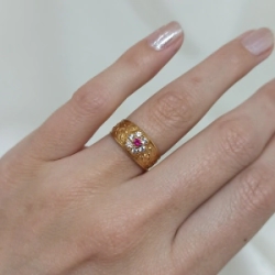 Anillo brillo - Modelo N� 64 - 2,8 gs