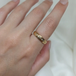 Anillo brillo - Modelo N� 66 - 3,7 gs