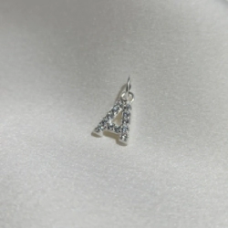 Dije Inicial "A" - Micropiedra