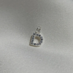 Dije Inicial "D" - Micropiedra