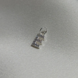 Dije Inicial "E" - Micropiedra