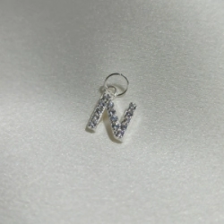 Dije Inicial "N" - Micropiedra