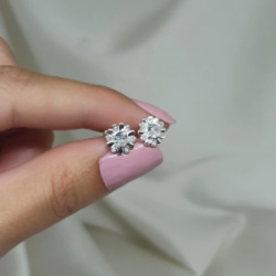 Aros pasantes Flor - Modelo N� 40