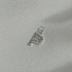 Dije Inicial "P" - Micropiedra
