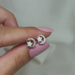 Aros pasantes estrellita -  Modelo N� 69