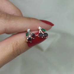 Aros pasantes cereza -  Modelo N� 90