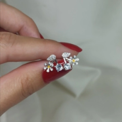 Aros pasantes cereza -  Modelo N� 91