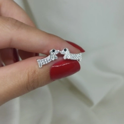 Aros pasantes perro salchicha -  Modelo N� 94