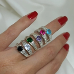 Anillo cintillo - Modelo N� 24