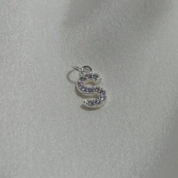 Dije Inicial "S" - Micropiedra