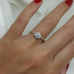 Anillo cintillo - Modelo N� 34