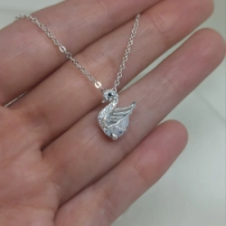Conjunto Cadena + Dije  - Cisne