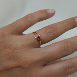 Anillo solitario - Modelo N� 30