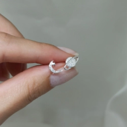 Aros pasantes luna y saturno - Modelo N� 71