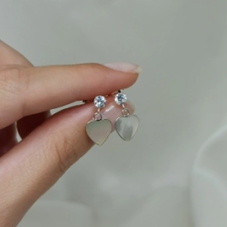 Aros pasantes con dije Coraz�n - Modelo N� 47