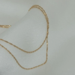 Cadena singapur - Modelo N� 5 - 0,8 gs