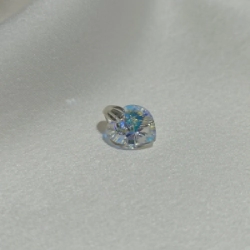 Dije Coraz�n Cristal - Boreal Blue - chico