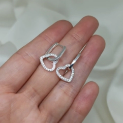 Aros cierre huggies + dije - Modelo N� 35