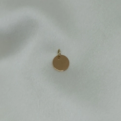 Dije medalla para grabar - Modelo N� 9