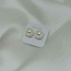 Pasante Perla con engarce - 10 mm - Modelo N� 24