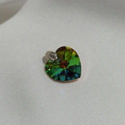 Dije Coraz�n Cristal - Multicolor  - grande