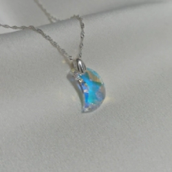 Dije Luna Cristal - Boreal Blue - chico