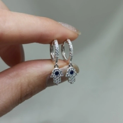 Aros cierre huggies + dije - Modelo N&deg; 46