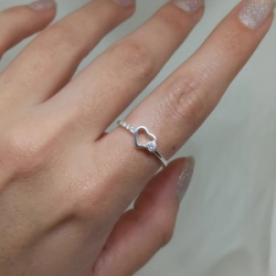 Anillo coraz�n - Modelo N� 73