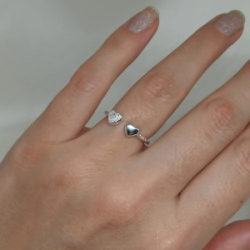 Anillo coraz�n - Modelo N� 74